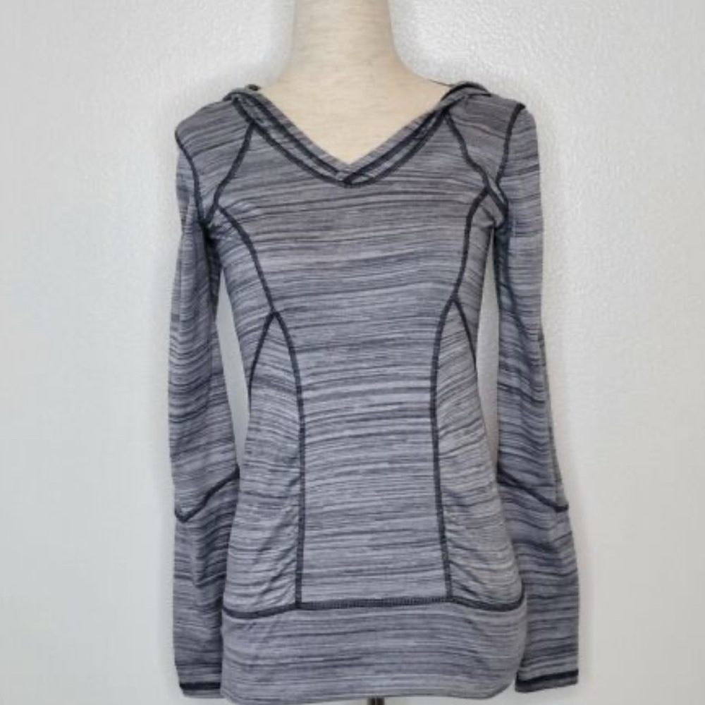 Zella hooded active pullover blue